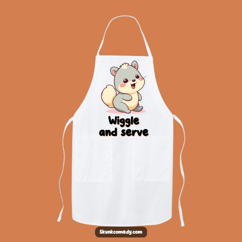 Funny Kitchen Creature Apron - Wiggle Tail Cooking Delight Gift