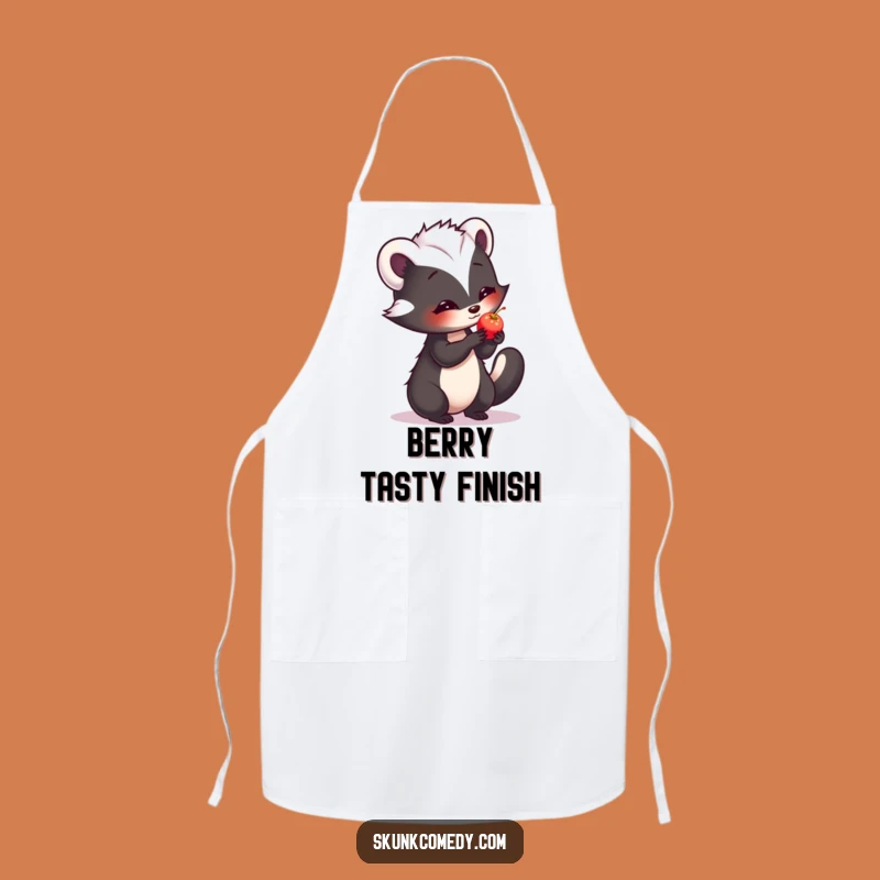 Funny Shy Skunk Apron - Sweet Kitchen Helper & Hilarious Skunk Gift