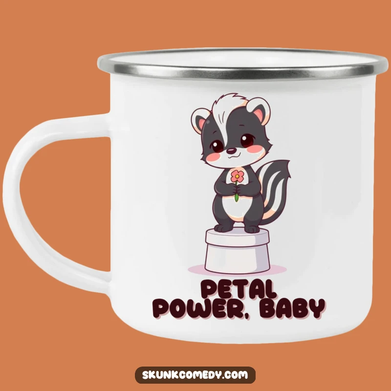 Funny Proud Skunk Camping Mug - Adventure & Comical Skunk Drinkware Gift
