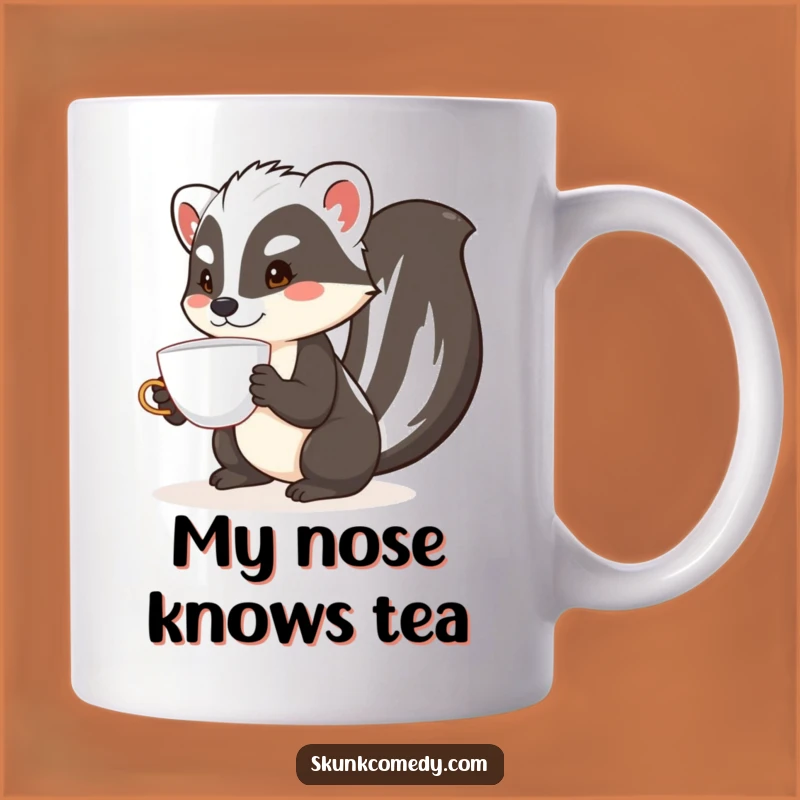 Funny Skunk Teacup Balance Mug: A Hilarious Gift for Tea Lovers and Skunk Enthusiasts