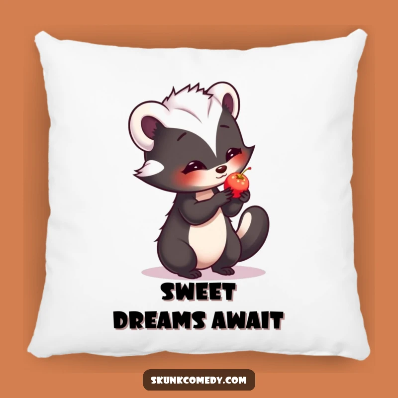 Funny Shy Skunk Pillow - Soft Comfort & Comical Skunk Hug Gift