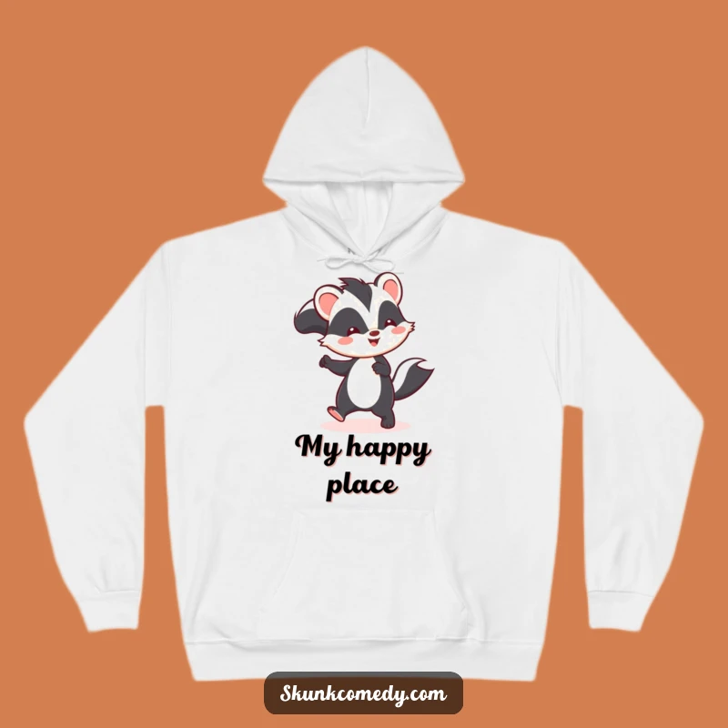 Cozy Funny Kawaii Skunk Hop Hoodie - Your New Go-To Comfy Gift!