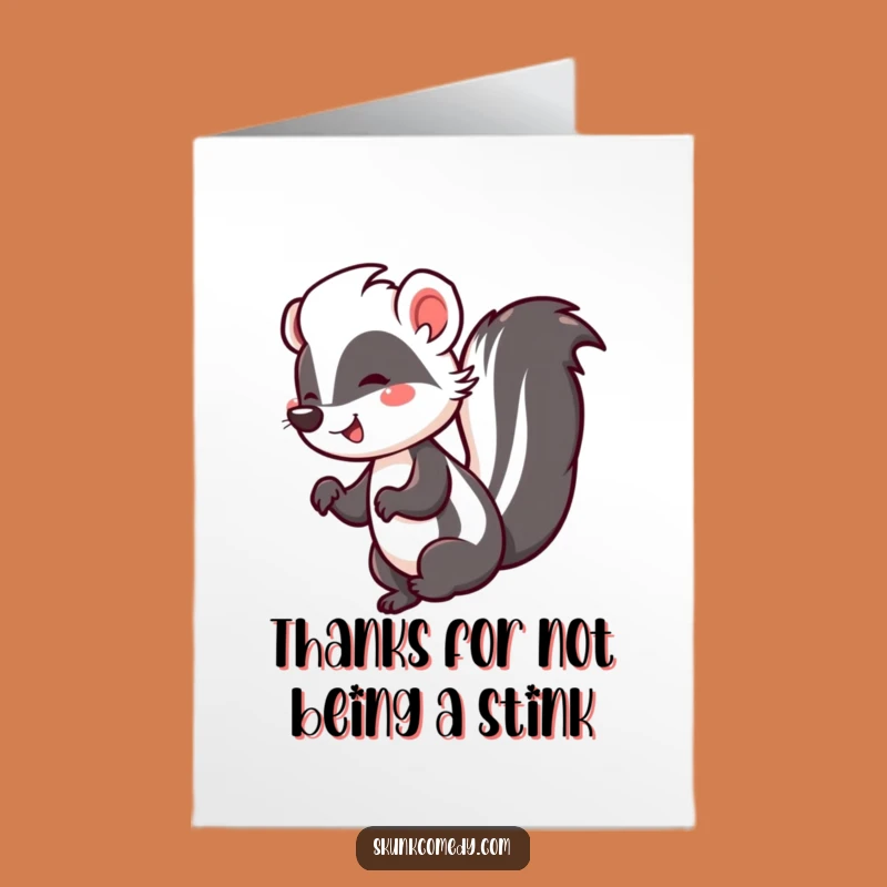 Free Printable Funny Skunk Thank You Card - Joyful Jig DIY