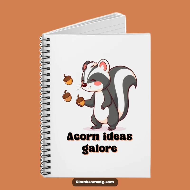 Funny Skunk Juggling Notebook: Jot Down Your Wildest Ideas!