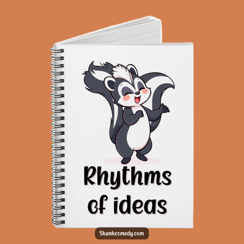 Funny Skunk Dancing Notebook: Journal Your Joy with This Hilarious Gift!