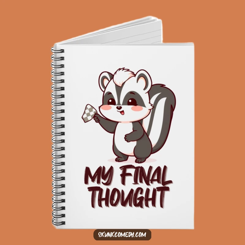 Funny Skunk Farewell Notebook: Jot Down Memories with This Humorous Journal