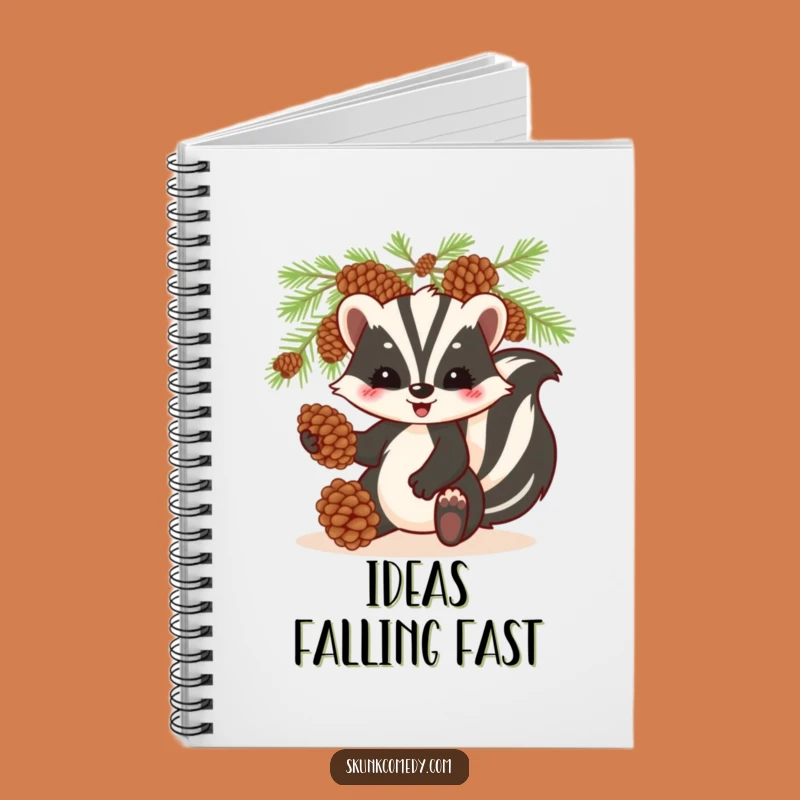 Funny Skunk Juggling Notebook: Capture Ideas with Woodland Charm!