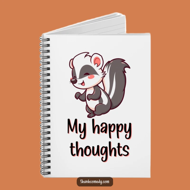 Funny Skunk Jig Notebook: Happy Dancer Journal, Hilarious Gift for Note-Takers