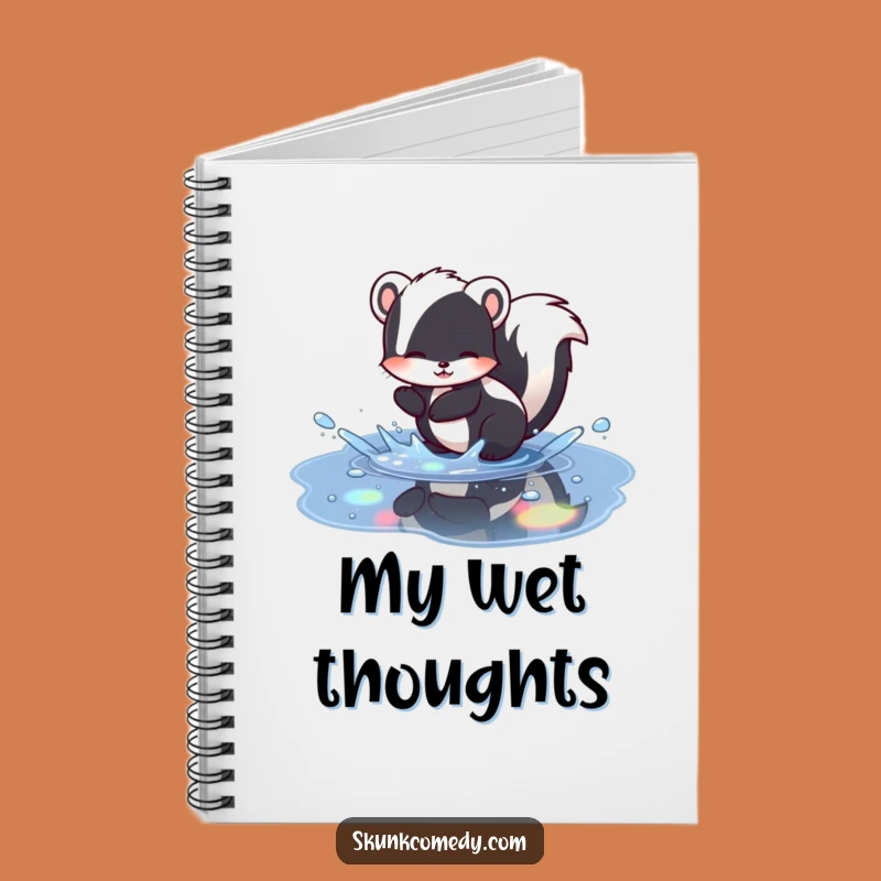 Funny Skunk Rainbow Notebook: Capture Your Thoughts with This Humorous Journal