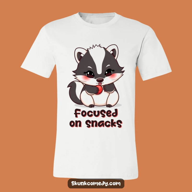 Funny Skunk Berry T-Shirt - Determined Forager Tee Gift