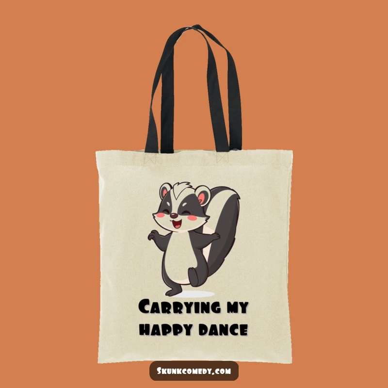 Funny Skunk Jig Tote Bag - Carry Your Fun & Style Gift