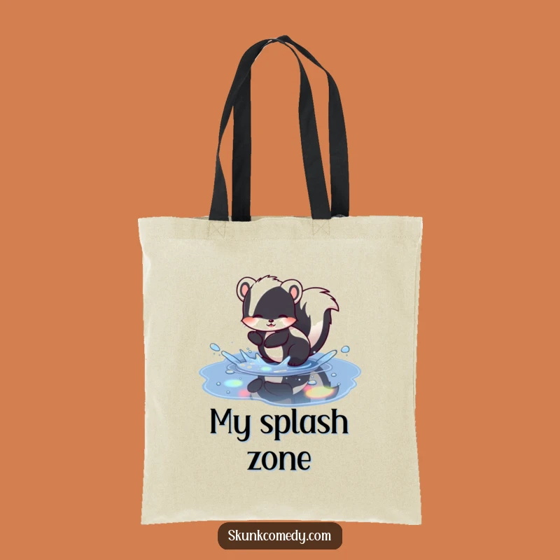 Funny Skunk Rainbow Tote Bag: Carry Your Sunshine with This Humorous Accessory